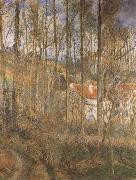 La Cotedes Boeufs at the Hermitage near Pontoise, Camille Pissarro